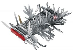 Extrémny nôž, Wenger Swiss Army, najväčší vreckový nožík